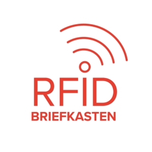 rotes Icon eines Kanban RFID Briefkastens